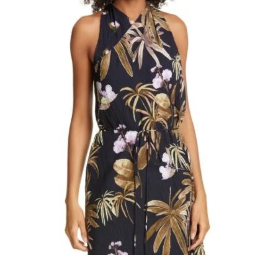 Tropical Halter Maxi Dress by Vince